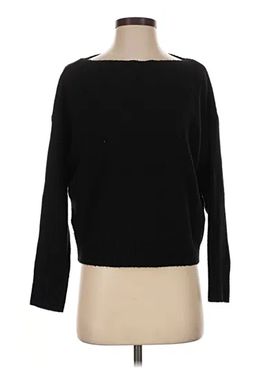 Pre-owned Halogen Pullover Sweater In Black