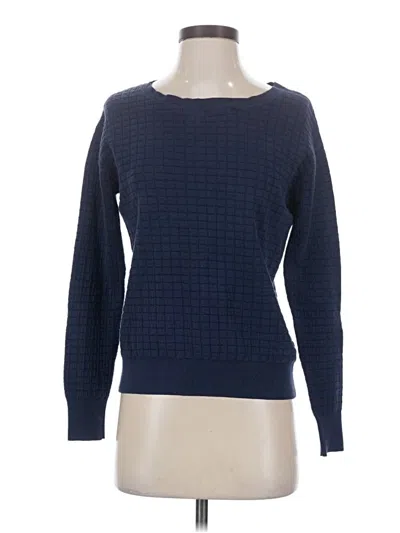Pre-owned Halogen Pullover Sweater In Blue