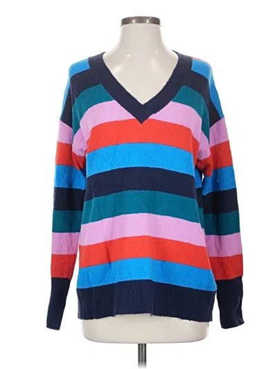 Pre-owned Halogen Pullover Sweater In Blue