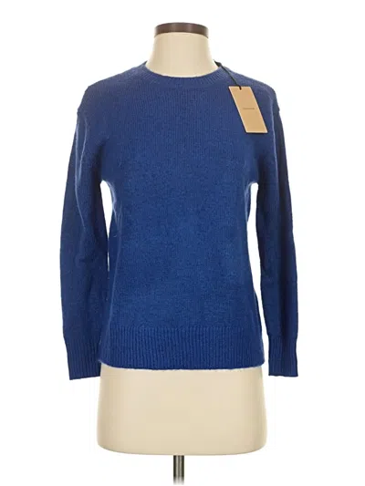 Pre-owned Halogen Pullover Sweater In Blue