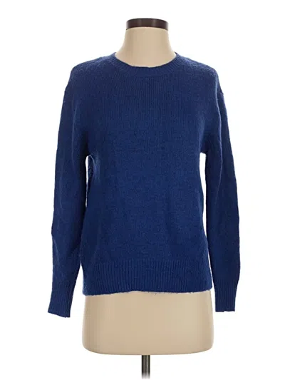 Pre-owned Halogen Pullover Sweater In Blue