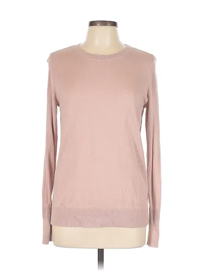 Pre-owned Halogen Pullover Sweater In Brown