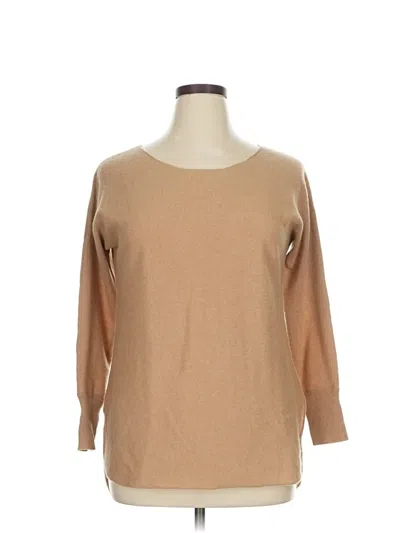 Pre-owned Halogen Pullover Sweater In Brown