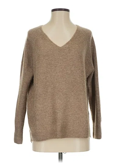 Pre-owned Halogen Pullover Sweater In Brown