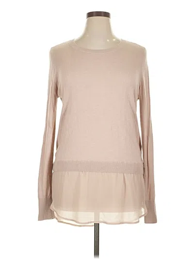 Pre-owned Halogen Pullover Sweater In Brown