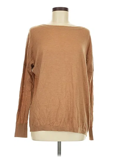 Pre-owned Halogen Pullover Sweater In Brown