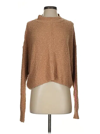 Pre-owned Halogen Pullover Sweater In Brown