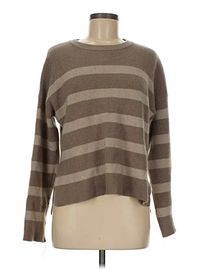 Pre-owned Halogen Pullover Sweater In Brown