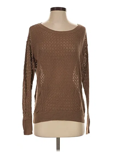 Pre-owned Halogen Pullover Sweater In Brown