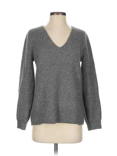 Pre-owned Halogen Pullover Sweater In Gray