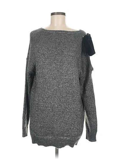 Pre-owned Halogen Pullover Sweater In Gray