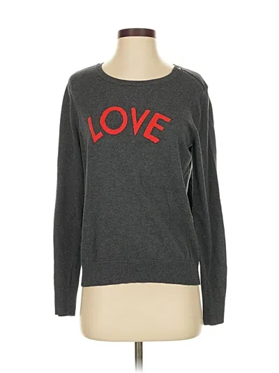 Pre-owned Halogen Pullover Sweater In Gray