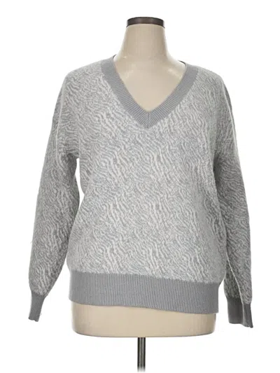 Pre-owned Halogen Pullover Sweater In Gray