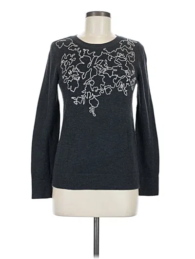 Pre-owned Halogen Pullover Sweater In Gray