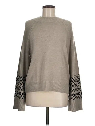 Pre-owned Halogen Pullover Sweater In Gray