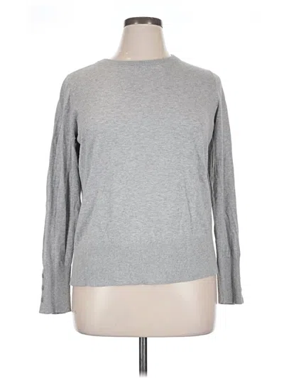 Pre-owned Halogen Pullover Sweater In Gray