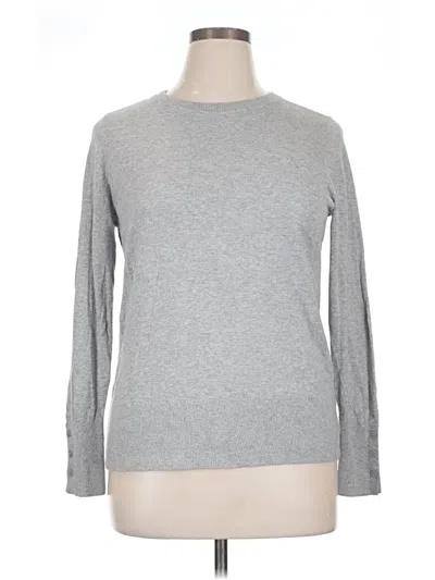 Pre-owned Halogen Pullover Sweater In Gray