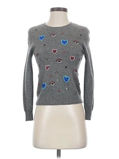 Pre-owned Halogen Pullover Sweater In Gray