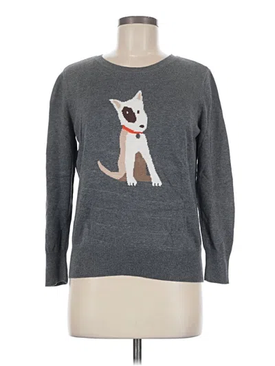 Pre-owned Halogen Pullover Sweater In Gray