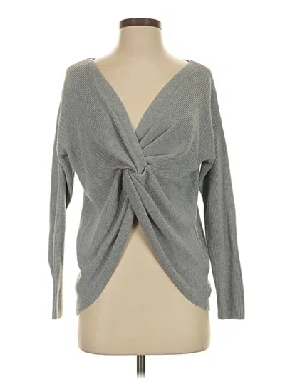 Pre-owned Halogen Pullover Sweater In Gray