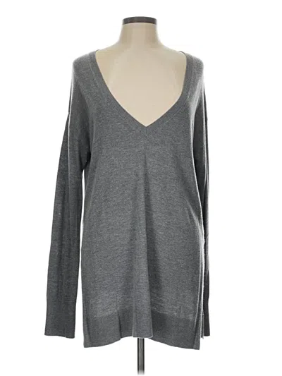 Pre-owned Halogen Pullover Sweater In Gray
