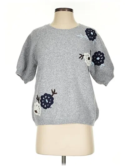 Pre-owned Halogen Pullover Sweater In Gray