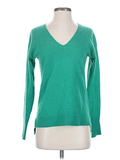 Pre-owned Halogen Pullover Sweater In Green