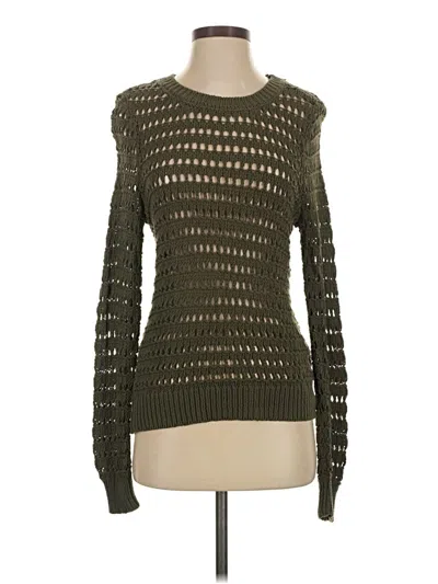 Pre-owned Halogen Pullover Sweater In Green