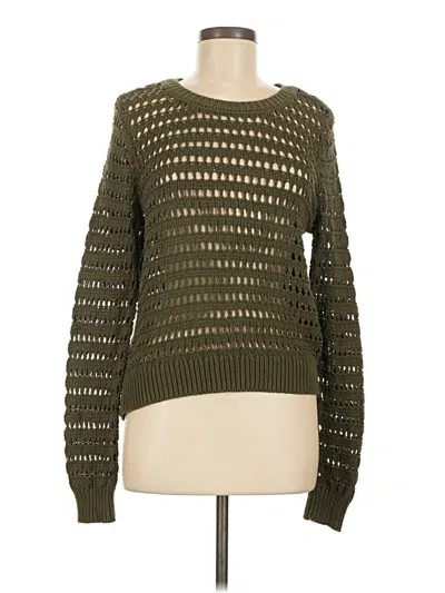 Pre-owned Halogen Pullover Sweater In Green