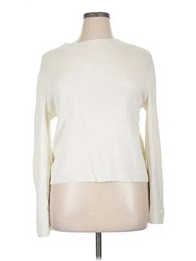 Pre-owned Halogen Pullover Sweater In Ivory