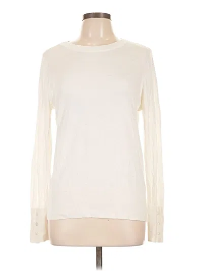 Pre-owned Halogen Pullover Sweater In Ivory