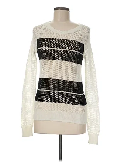 Pre-owned Halogen Pullover Sweater In Ivory