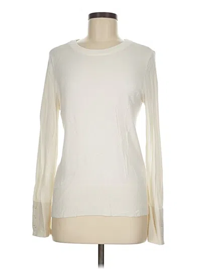 Pre-owned Halogen Pullover Sweater In Ivory