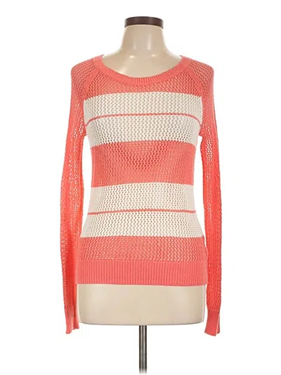 Pre-owned Halogen Pullover Sweater In Orange