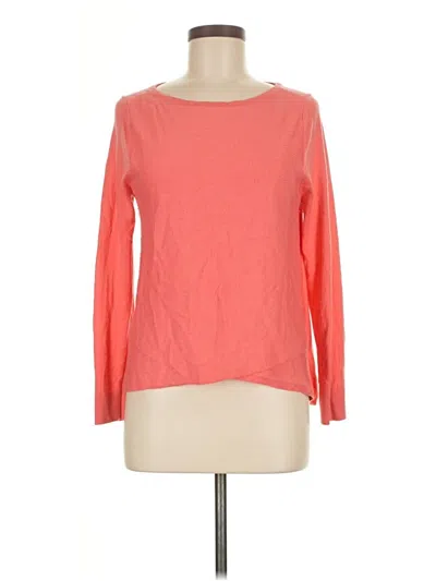 Pre-owned Halogen Pullover Sweater In Orange
