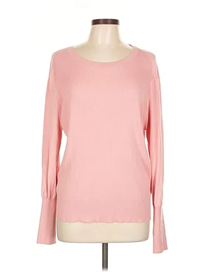 Pre-owned Halogen Pullover Sweater In Pink