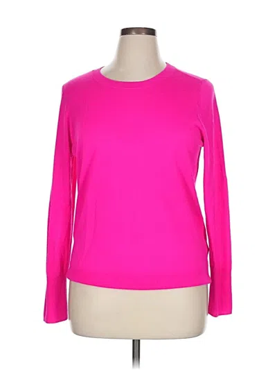 Pre-owned Halogen Pullover Sweater In Pink
