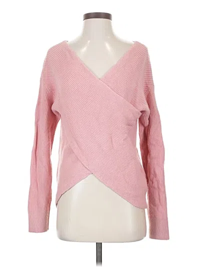Pre-owned Halogen Pullover Sweater In Pink