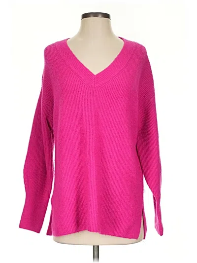 Pre-owned Halogen Pullover Sweater In Pink