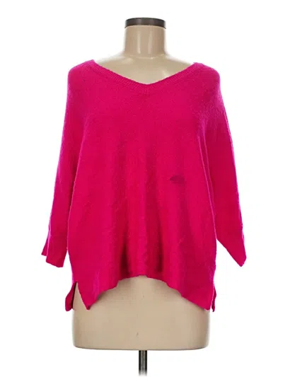 Pre-owned Halogen Pullover Sweater In Pink