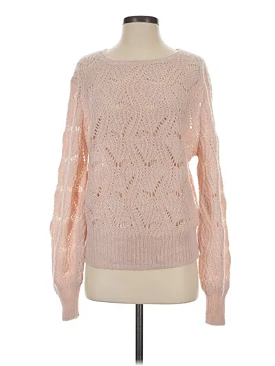 Pre-owned Halogen Pullover Sweater In Pink