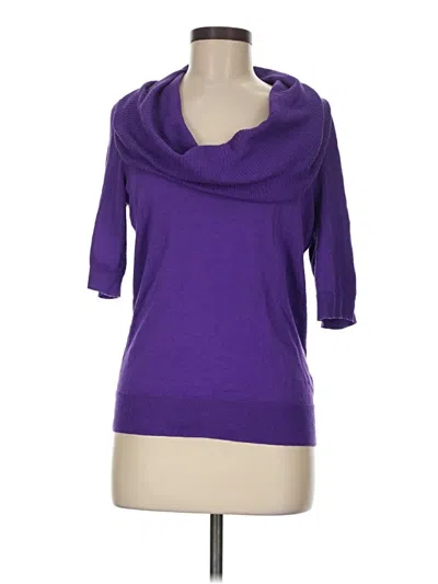 Pre-owned Halogen Pullover Sweater In Purple