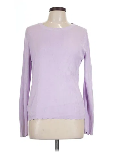 Pre-owned Halogen Pullover Sweater In Purple