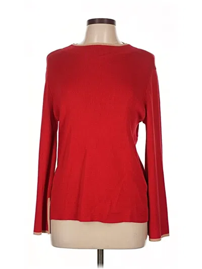 Pre-owned Halogen Pullover Sweater In Red