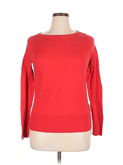 Pre-owned Halogen Pullover Sweater In Red