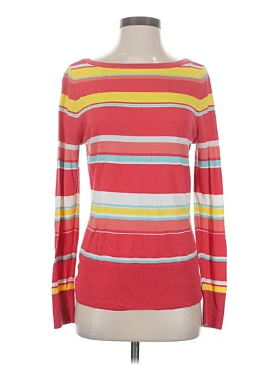 Pre-owned Halogen Pullover Sweater In Red