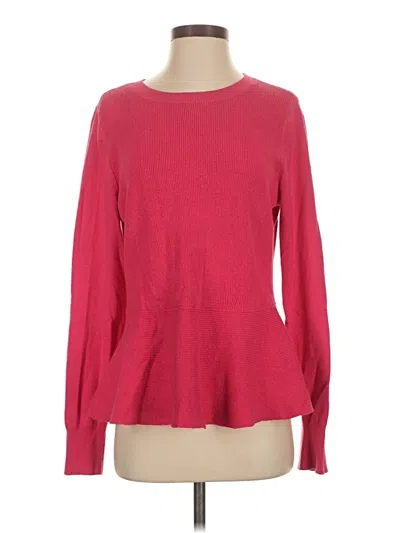 Pre-owned Halogen Pullover Sweater In Red