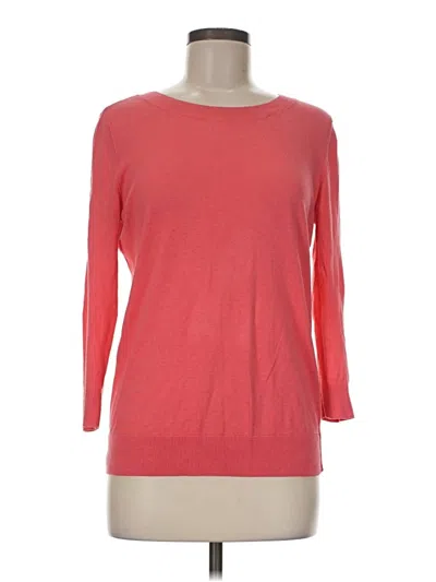 Pre-owned Halogen Pullover Sweater In Red