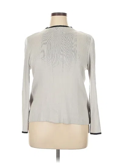 Pre-owned Halogen Pullover Sweater In Silver