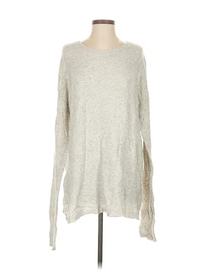 Pre-owned Halogen Pullover Sweater In Silver